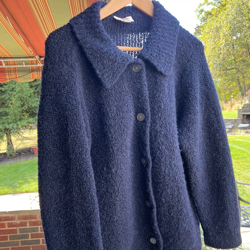 Talbots Navy Blue Sweater Size L